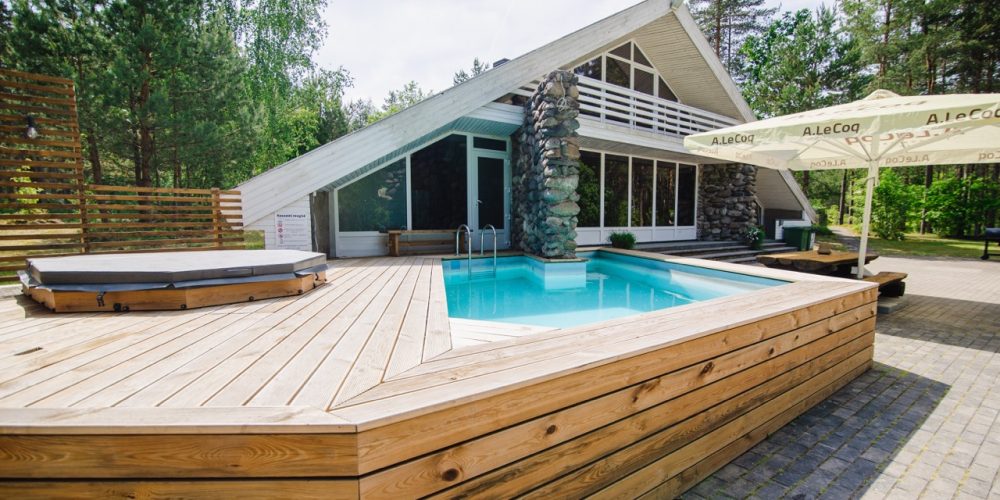 Holiday villa for rent near Pärnu region with pool and jacuzzi